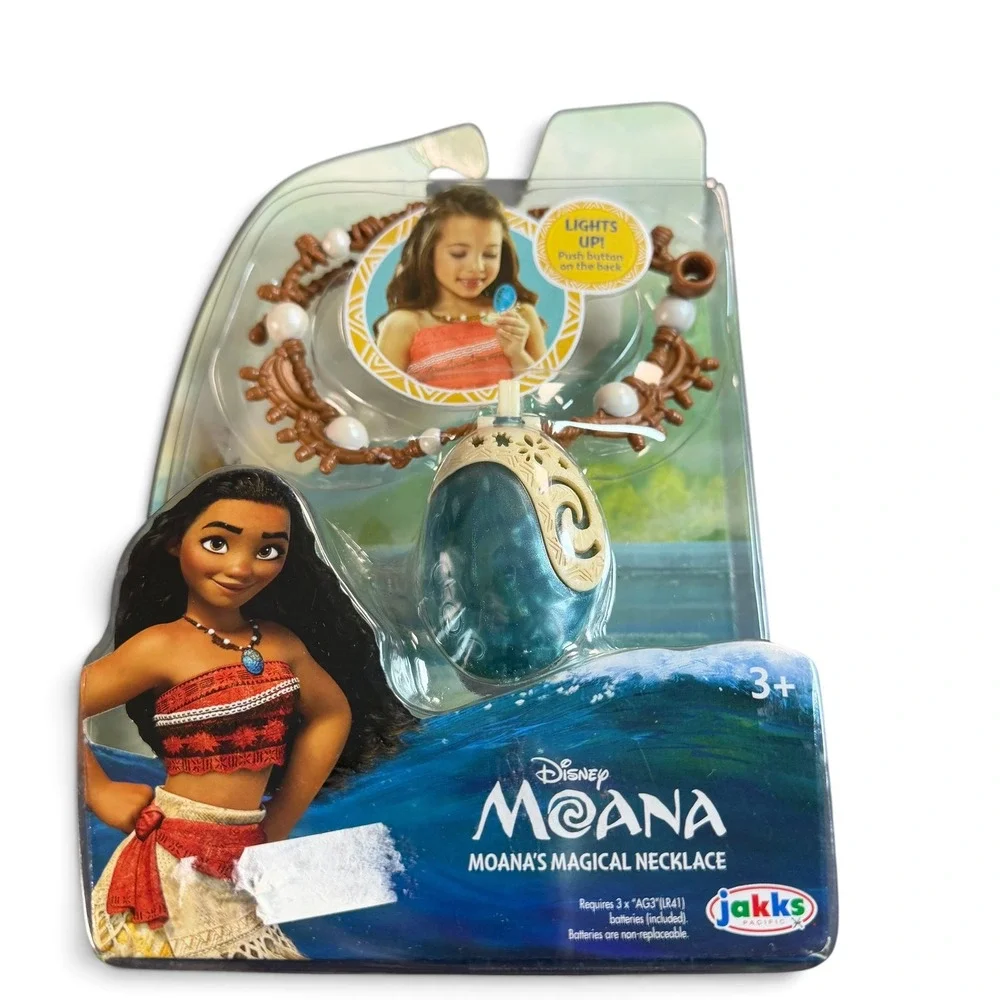 Disney Moana Magical Necklace Light Up Shell Pendant Jakks Pacific Toy 04696 New